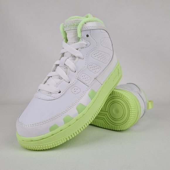 Air Jordan GIRLS AJF 9 (PS) LITTLE KIDS Sneakers White - Picture 7 of 9